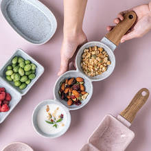 Керамическая тарелка для закусок креативного дизайна в скандинавском стиле, домашняя тарелка для фруктов, десертов, тарелка для закуски 2024 - купить недорого