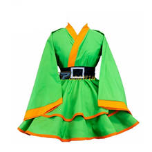 Disfraz de Anime Hunter GON FREECSS, Kimono verde, hecho a medida 2024 - compra barato