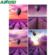 AZQSD 5D DIY 5d Diamond Painting Lavender Full Drill Square Handmade Diamond Embroidery Flower Mosaic Children's Room Decor 2024 - buy cheap