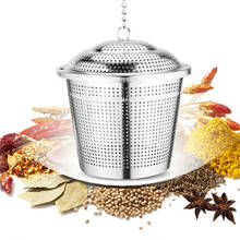 Stainless Steel Tea Strainer Soup Taste Spice Box Kitchen Tool Seasonings Seperation Basket Filter Colander Strainer 2024 - buy cheap