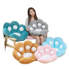 New Style 60-75CM Cat Bear Paw Plush Seat Cushion Indoor Floor Stuffed Sofa Animal Decor Pillow For Children Grownups Gift 2024 - buy cheap