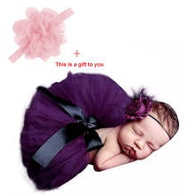 Newborn Baby Girls Boys Costume Tutu Skirt With Headband Outfits Newborn Photography Props Baby Accessories robe bebe fille 2024 - buy cheap