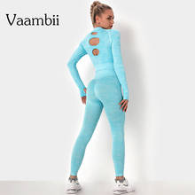 Спортивный костюм женский, укороченный топ, леггинсы, для йоги, фитнеса 2024 - купить недорого