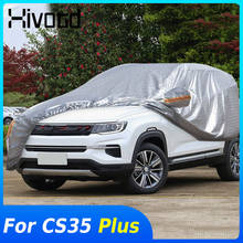 Hivotd Full Car Cover Outdoor Waterproof Sunshade UV Snow Protector Dustproof Exterior Accessories For Changan CS35 Plus 2020 2024 - buy cheap