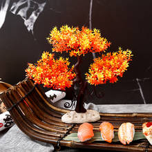 plate tray beauty seafood Sushi Decorating Flowers tree Plants Artistic Conception Decorating Ornament Creative Peach blossom 2024 - buy cheap