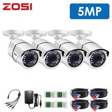 ZOSI 4pcs/lot 5MP Super HD Outdoor/Indoor Security Camera,100ft IR Night Vision,Weatherproof Surveillance CCTV Bullet Camera 2024 - buy cheap
