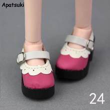 Zapatos de piel sintética rosa para muñeca XinYi, zapatos de tacón alto, 6x2,5 cm, 1/3, 1/4, BJD, 40-50cm 2024 - compra barato