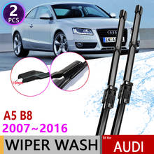 Car Wiper Blade Windscreen for Audi A5 B8 2007~2016 8T Windshield Wipers 2008 2009 2010 2011 2012 2013 2014 2015 Car Accessories 2024 - buy cheap
