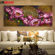 Large 5D Diy diamond painting Golden Mandala And Red Rose Flower Diamond Mosaic Rhinestone Embroidery cross stitch Y4337 2024 - buy cheap