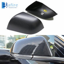 Cubierta de espejo retrovisor para Tesla Model3, accesorios exteriores de coche, plástico ABS, repuesto de fibra de carbono, 2 uds., 2017-2020 2024 - compra barato