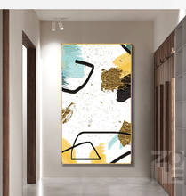 Pintura en lienzo para decoración, cuadro de pared al óleo, póster moderno, arte de pared, imagen abstracta en sala de estar y hogar 2024 - compra barato