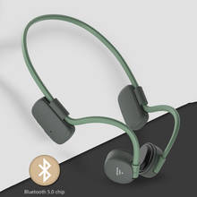 Bh528 condução óssea fones de ouvido bluetooth 5.0 com microfone leve sem fio sweatproof música atender chamada telefone para correr 2024 - compre barato