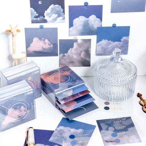 320sheets Life photography series paper Memo Pad Message Notes Decorative dusk landscape Notepad Note Stationery Office Supplies 2022 - buy cheap