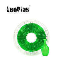 LeoPlas 1kg 1.75 milímetros Flexível Macio Claro Borracha Verde TPU Filament Para Impressora 3D Consumíveis Suprimentos de Impressão 2024 - compre barato
