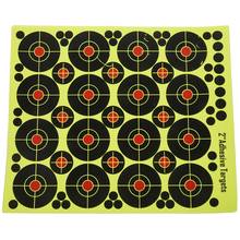 160Pcs 2 Inch Reactive Splatter Glow Florescent Paper Target for Hunting Archery Training Fireing Accessories 2024 - buy cheap