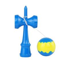 Деревянный шар Kendama, профессиональная игрушка, шарики для жонглирования, игрушки для детей и взрослых, игра, Рождественская игрушка, рандомные цвета 2024 - купить недорого