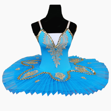 Vestido de Ballet para niñas SkyBLue 2020, nuevo tutú, faldas para niños, ropa fluorescente esponjosa para danza del vientre, disfraces de actuación para bailarinas 2024 - compra barato