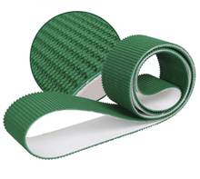 Perímetro: 2000x500x2mm PVC verde diamante patrón rejilla cuadrada cinta transportadora Industrial 2024 - compra barato