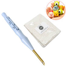 1pc Embroidery Stitching Needles + Needlework Fabric Threader Guide DIY Craft Sewing Punch Needle for Russian Poke Embroidery 2024 - buy cheap