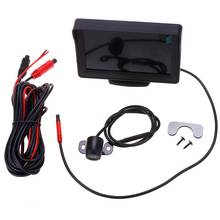 4.3" Car Reverse Rear View Backup Night Vision Camera Kit and TFT LCD Monitor Cameras 4.3 Inch Car Camera Rearview Mirror Camera 2024 - buy cheap