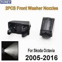 Front Windscreen Windshield Washer Jet Nozzles Set For Skoda Octavia 1Z 5E A5 A7 2005 2006 2007 2008 2009 2010 2011 2012 2013 2024 - buy cheap
