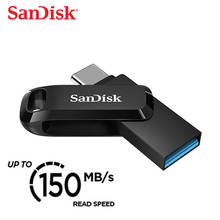 Sandisk Pen Drive Flash 32GB 64GB 128GB type-c usb3.1 OTG car U disk Type-C computer phone dual-use high-speed encryption 150M/S 2024 - buy cheap