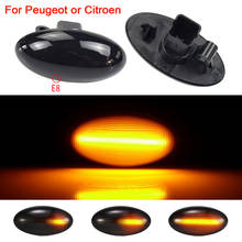 For Peugeot 307 206 407 107 607 Citroen C1 C2 C3 C5 LED Dynamic Turn Signal Light Flowing Water Side Marker Indicator Light 2024 - buy cheap