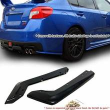 Alerón automotriz para Subaru WRX STi, Spoiler trasero, envoltura OE, cenefa de ángulo, Poly BK, 2 unids/set por juego 2024 - compra barato