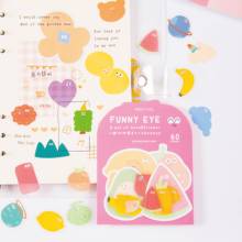20set/lot Memo Pads Sticky Notes Fun eyes Series Paper diary Scrapbooking Stickers Office School stationery Notepad 2024 - buy cheap