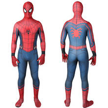 NEW CONCEPT Costume Home Coming Cosplay Spandex Lycra Zentai Suit Halloween Costume Cosplay SuperHero Bodysuit 2024 - buy cheap