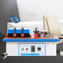 Automatic Woodworking Edge Banding Machine Manual Furniture Straight Curved Dual Purpose Double Sided Gluing Wood Trimming Tools 2024 - buy cheap