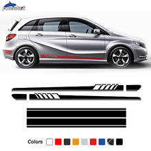 Edition 1 AMG Car Hood Bonnet Line Decal Door Side Stripes Skirt Sticker For Mercedes Benz B Class W246 W247 B180 Accessories 2024 - buy cheap