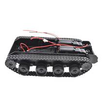 RC Tank Light-Duty Shock-Absorbing Tank Rubber Crawler Car Chassis Kit Tracked Vehicle RC Tank Toys 2024 - buy cheap