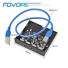 Panel frontal de PC PCI-E a USB 3,0, tarjeta de expansión USB 3, adaptador PCIE USB3 de 3,5 pulgadas, soporte de Panel frontal flexible USB 3,0, elevador PCI Express 2024 - compra barato