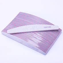 5 pcs/lot 100/180 Grits Nail Sanding File High Quality Sandpaper Emery Zebra Nail Polishing Files Pedicure Manicure Nail Tools 2024 - buy cheap