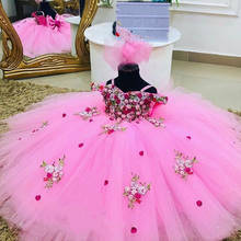 New Puffy Baby Girls Dress Princess First Year Birthday Dress Easter Christmas Costume Infant Party Gowns Photography 2024 - buy cheap