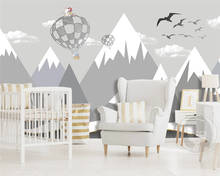beibehang Custom Nordic modern minimalist personality geometric children's room mural TV background papel de parede wallpaper 2024 - buy cheap
