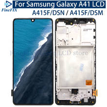 Peças de reposição para tela de celular, digitalizador, display lcd de toque, 6.1 ", para samsung galaxy a41 tablete a415 2024 - compre barato