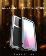 Мощный чехол Love Mei для Huawei P40 P30 ударопрочный грязеотталкивающий водонепроницаемый металлический армированный чехол для телефона Чехлы для Huawei P40 P30 Pro 2024 - купить недорого