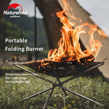 Naturehike Portable Quickly Folding Mini BBQ Stove Grill Net Outdoor Camping Home Detachable Easy to Install Stainless Steel 2024 - buy cheap