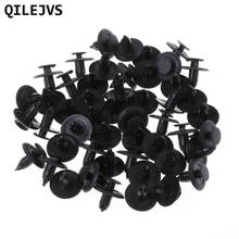 50 Pcs Black Car Door Fender Trunk Fastener Panel Clips Rivet 6mm Hole For Mazd 2024 - buy cheap