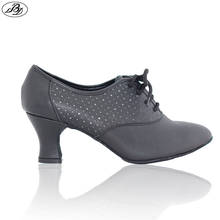 Dancesport Shoe BD T3 Dance Women Ballroom Dancing Shoes High Heel Genuine Leather Ladies Teaching Shoe Practice 2024 - buy cheap
