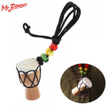MINI Jambe Drummer For Sale, Djembe Percussion Musical Instrument Necklace African Hand Drum New Brand 2024 - buy cheap