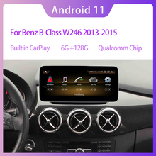 10.25 "12.5" qualcomm android 11 para benz b classe w246 2012-2018 rádio do carro gps navegação bluetooth wifi cabeça unidade tela 2024 - compre barato