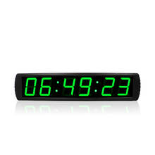 4 "большой электронный таймер обратного отсчета часы светодиодный для домашнего использования цифровые настенные часы 2024 - купить недорого