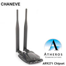 CHANEVE Atheros AR9271 Chipset 150Mbps Wireless USB WiFi Adapter 802.11n Network Card With 2 Antenna For Windows/8/10/Kali Linux 2024 - buy cheap