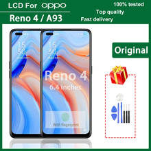6.4" Original Super AMOLED LCD display for OPPO Reno4 LCD touch screen digitizer assembly For OPPO A93 LCD Display Replacement 2024 - buy cheap