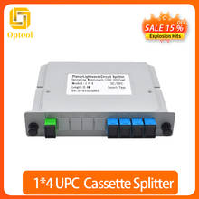 Caixa de acoplador óptico de fibra óptica, caixa separadora de fibra óptica ftth sc upc plc 1x4 2024 - compre barato