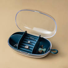 Caja de joyería Simple para pendientes, caja de almacenamiento de joyería portátil creativa, anillo de pendientes, accesorios, gran oferta, 2021 U3 2024 - compra barato