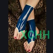 Lencería exótica sexy para mujer y niña, calcetines de látex hechos a mano, cekc zentai, calcetín corto de tamaño personalizado, disfraces de cosplay 2024 - compra barato